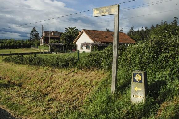 The St. James Way pilgrimage route near Santiago de Compostela. (Carole Jobin)