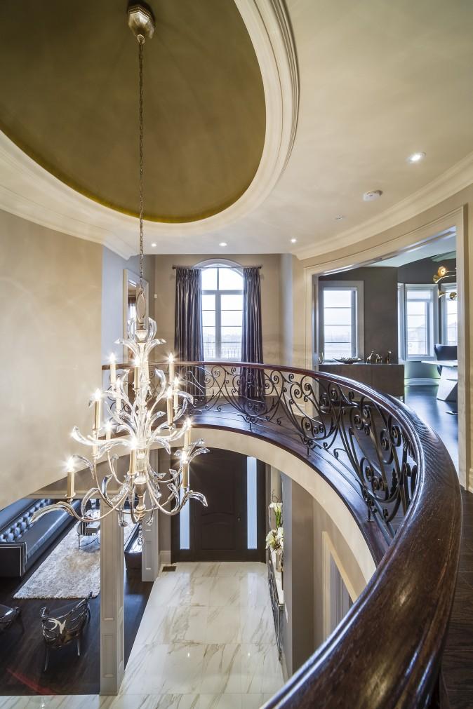 Caliber Homes' The Sofia Model Entryway, (Courtesy of Kleinburg Crown Estates)