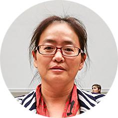 Ms. Jin Bianling, wife of human rights lawyer Jiang Tianyong, in a hearing room on Capitol Hill on May 18, 2017. (Stephen Gregory/The Epoch Times)