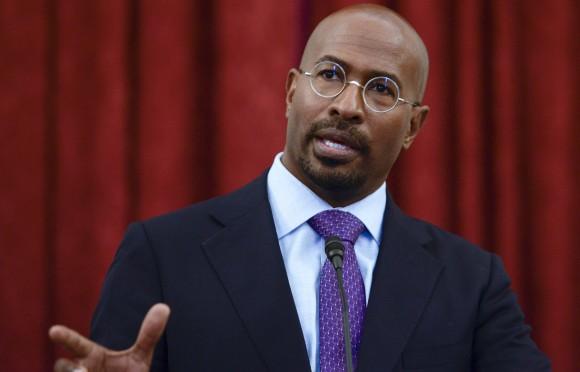 FILE PHOTO: Van Jones speaks at Russell Senate Office Building on April 28, 2016 in Washington, DC. (Leigh Vogel/Getty Images)