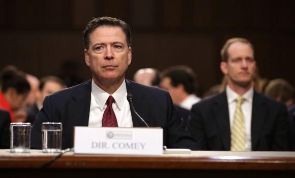 Former FBI Director James Comey testifies before the Senate Intelligence Committee in the Hart Senate Office Building on Capitol Hill in Washington on June 8, 2017. (Chip Somodevilla/Getty Images)