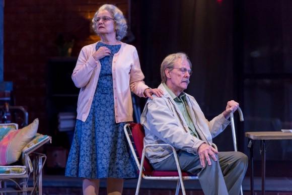 Paula Scrofano and John Reeger, in "The Gin Game." (Brett Beiner)