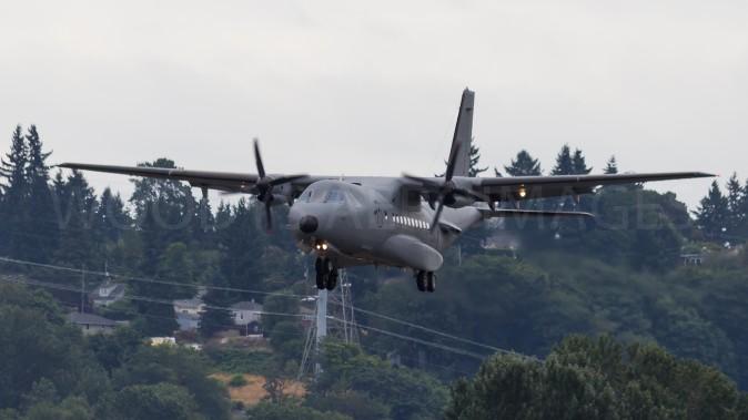 CASA CN-235-300 airplane, callsign SPUD21, serial 96-6042, at Boeing Field airport, Seattle, Wash., on July 23, 2017. (Woodys Aeroimages/CC BY-NC-ND 2.0)