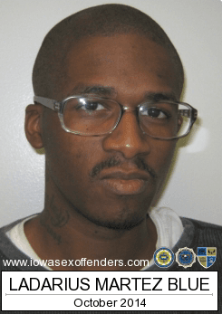 Ladarius Martez Blue. (IowaSexOffender.com)