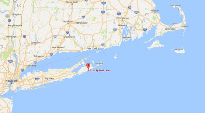 The Clintons' summer vacation house sold for $29 million after it was sitting under contract for two years, according to the Wall Street Journal. (Google Maps)