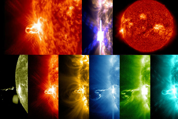 Intense Photos Of An Intense Solar Flare On Feb. 25 