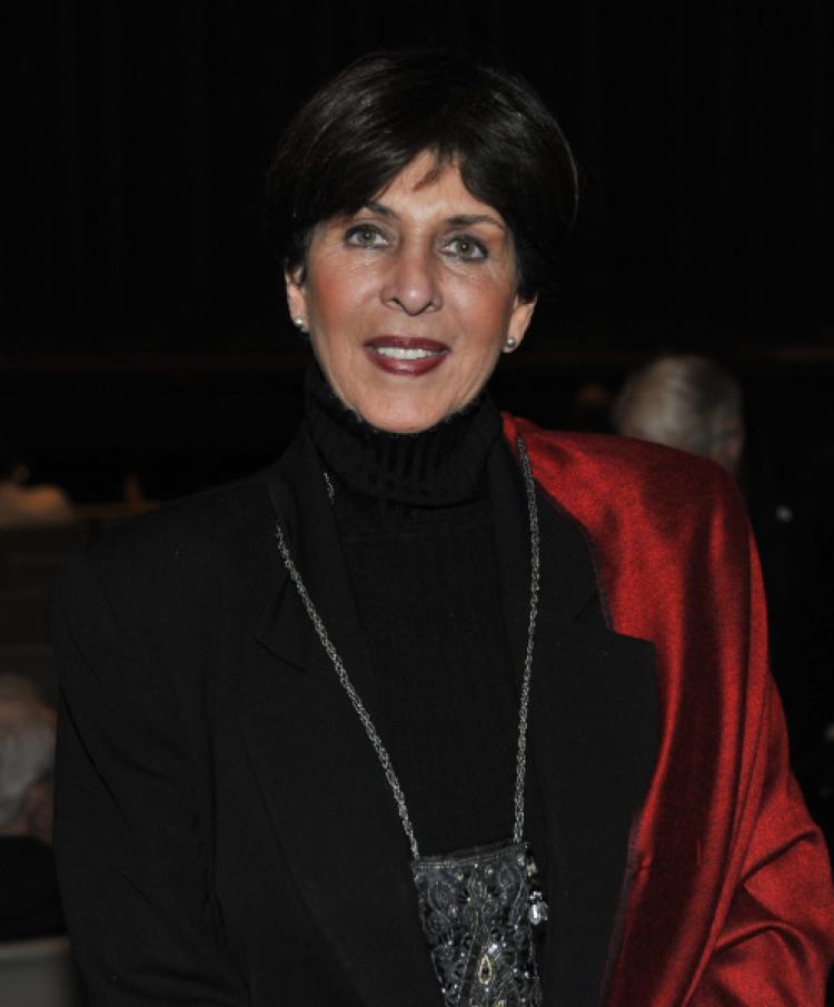  State Treasurer Martha Shoffner at the Robinson Center Music Hall in Little Rock. (Dai Bing/The Epoch Times)