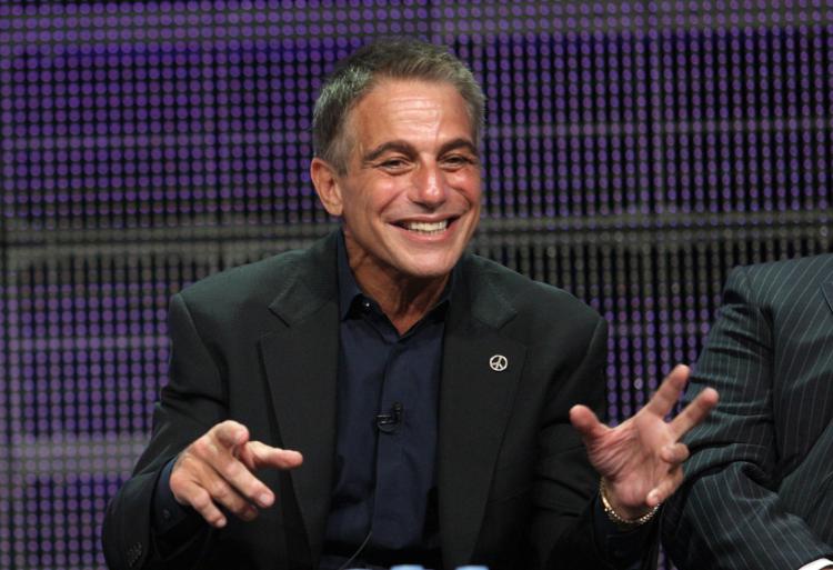 Tony Danza speaks during 'Teach: Tony Danza' panel during the A&E Networks portion of the 2010 Summer TCA pres tour held at the Beverly Hilton Hotel on August 6, in Beverly Hills, California.  (Frederick M. Brown/Getty Images)