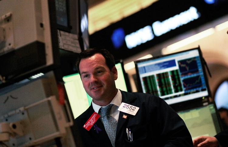 The U.S. stock market finished last Friday on a high note, ending the trading session with all three major stock indices at new two-year highs.   (Chris Hondros/Getty Images)