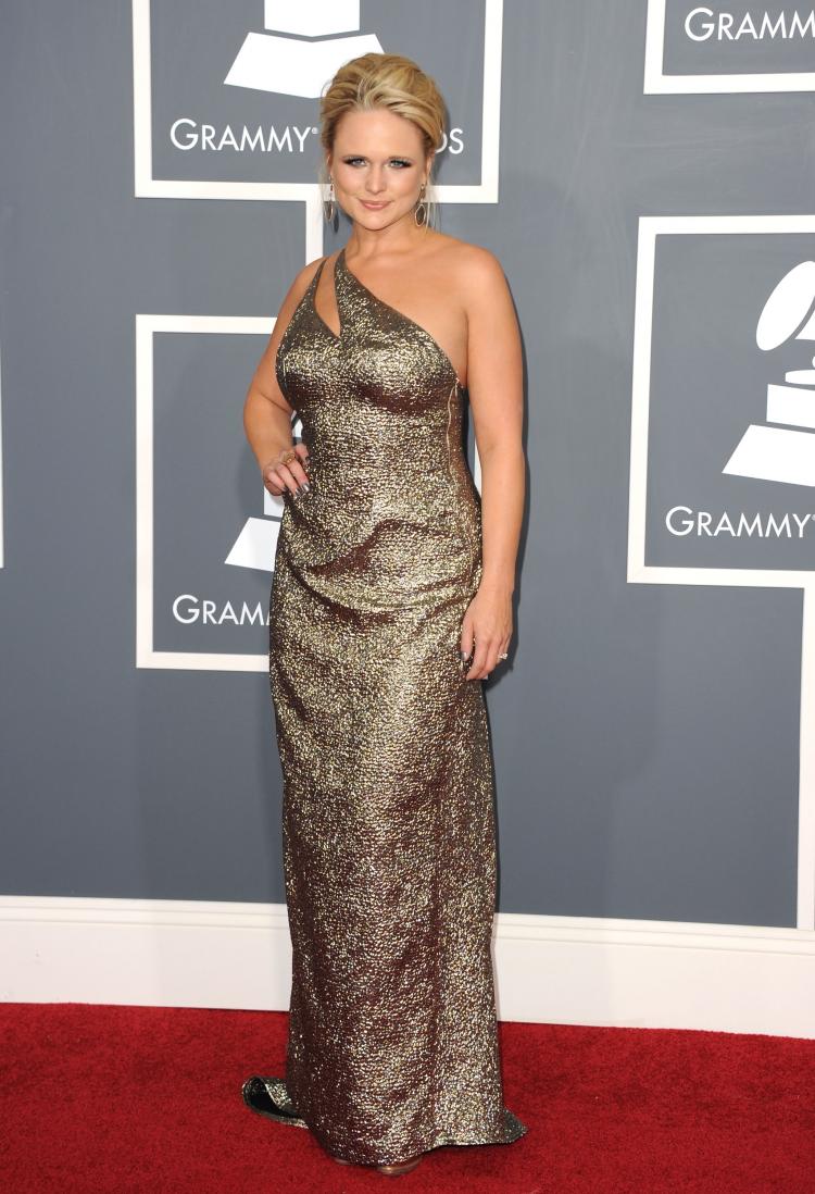 Miranda Lambert arrives at the 53rd annual Grammy Awards held at Staples Center on Feb. 13 in Los Angeles. (Jason Merritt/Getty Images)