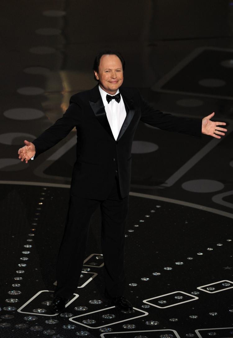 Billy Crystal: Comedian Billy Crystal is back on the Oscar stage at the 83rd annual Academy Awards held at the Kodak Theatre on Feb.27 in Hollywood, Calif. (Gabriel Bouys/AFP/Getty Images)