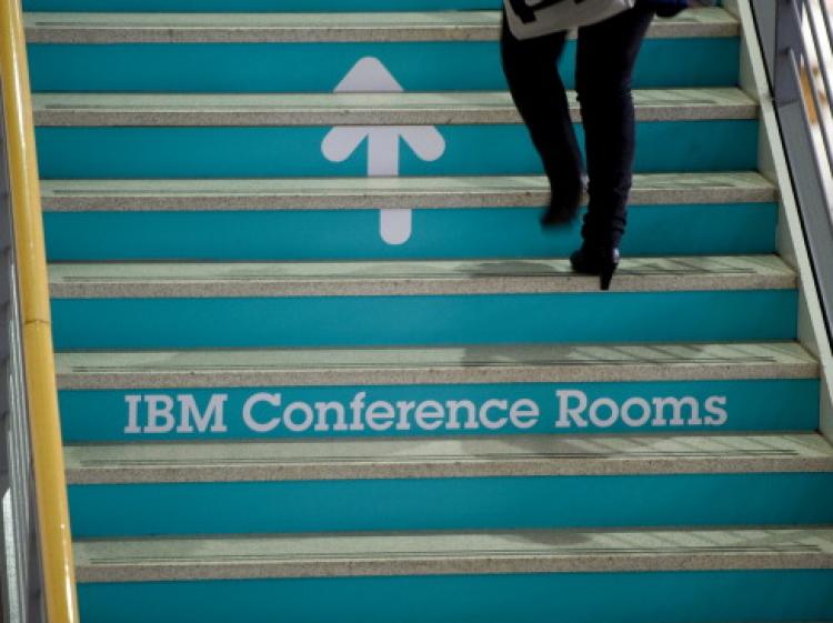 IBM raised its 2011 earnings guidance in April. (Johannes Eisele/AFP/Getty Images)