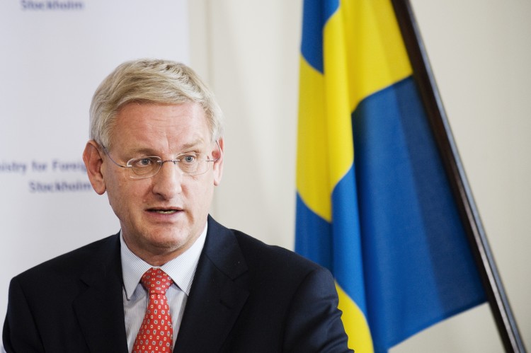 Swedish Foreign Minister Carl Bildt  (Johnathan Nackstrand/AFP/Getty Images)