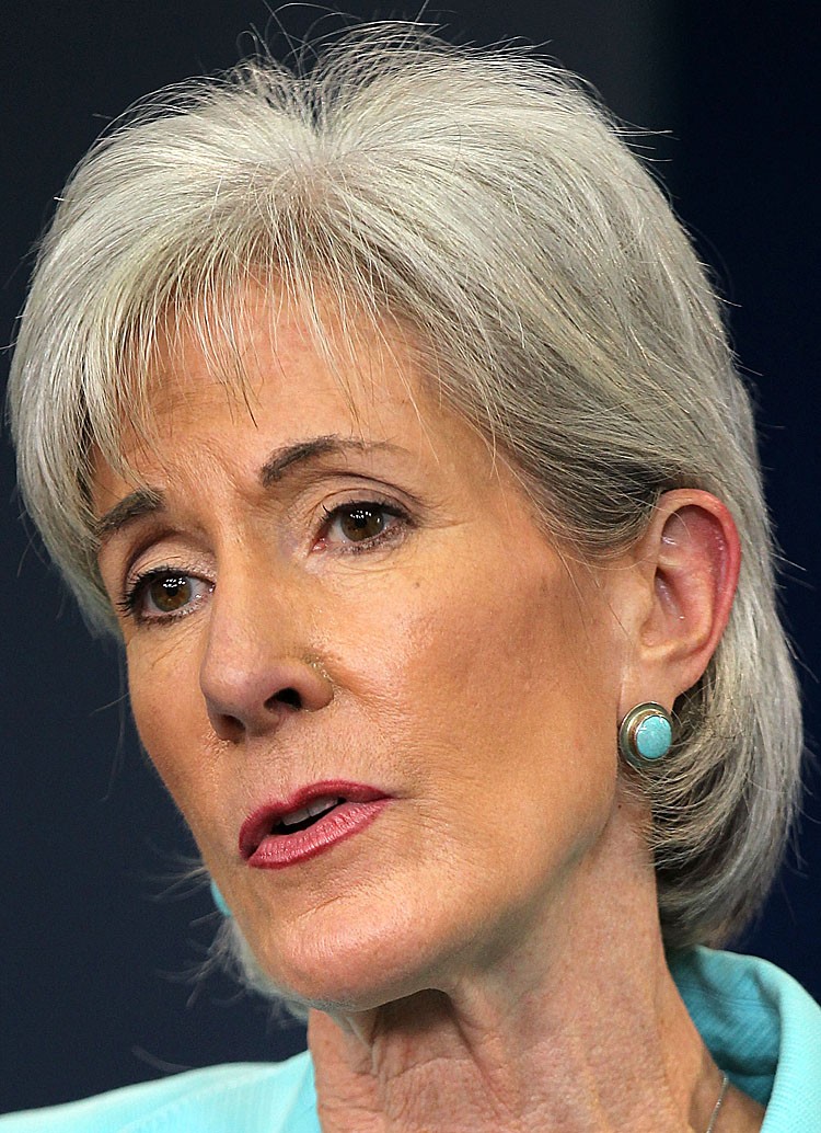 Secretary of Health and Human Services Kathleen Sebelius speaks during the daily White House briefing June 21, 2011 at the White House Briefing Room in Washington. (Alex Wong/Getty Images)