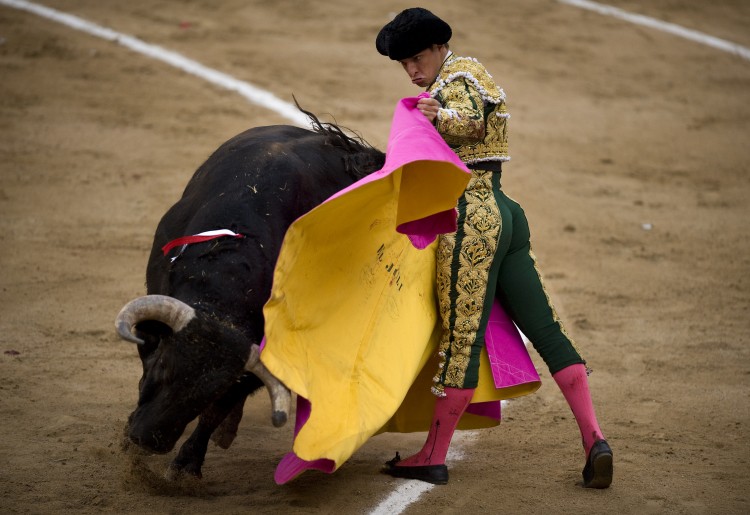 Bullfighter Julian Lopez 'El Juli' of Spain performs, (David Ramos/Getty Images)