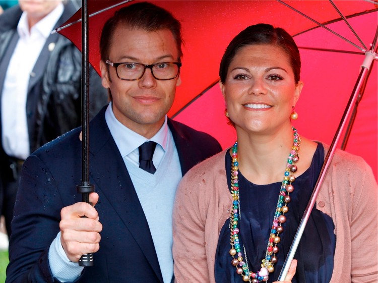 Crown Princess Victoria of Sweden and Prince Daniel, Duke of Vastergotland attend Crown Princess Victoria's birthday celebrations, at Solliden, on July 14, 2011 in Borgholm, Sweden. (Christopher Hunt/Getty Images)