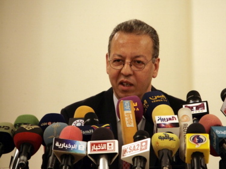 UN special advisor on Yemen Jamal Ben Omar speaks to journalists, on the crisis in Yemen, at a press conference in Sanaa, on July 29, 2011.  (Mohammed Huwais/AFP/Getty Image)