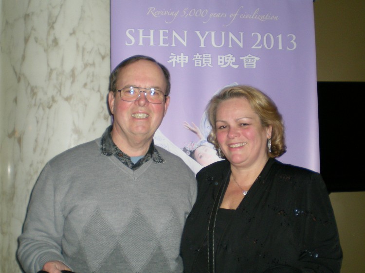 Roger and Cheryl Ward attend Shen Yun