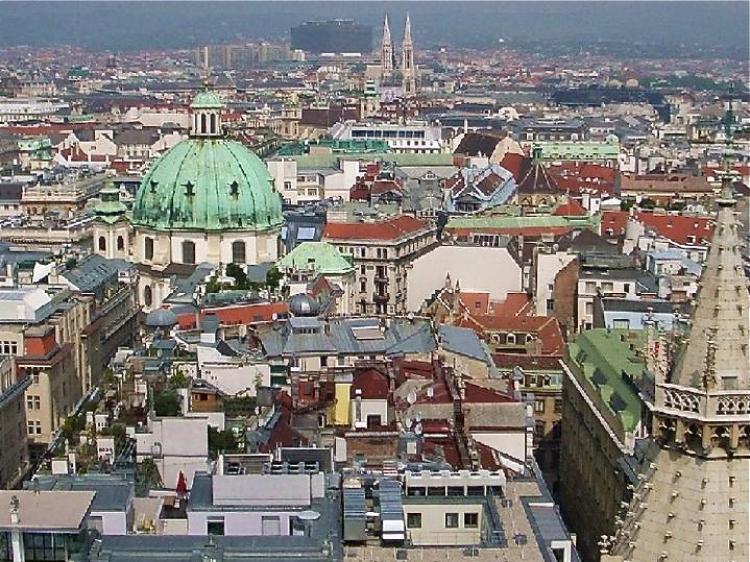 Vienna seen from the air. (Cornerstone/Pixelio)