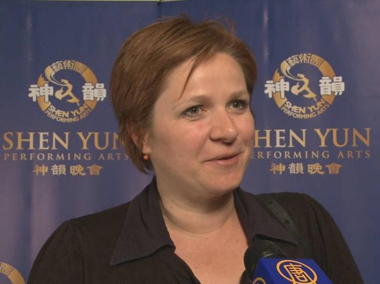 Judith Schwentner, Green Party Representative and speaker for women and development policies, attended the Shen Yun performance. (The Epoch Times)