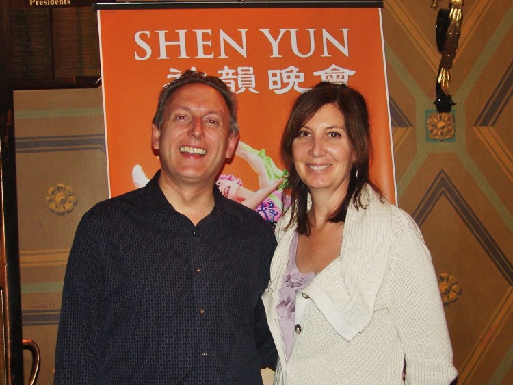 Duffy Jamieson and  Geri Jamieson attend Shen Yun