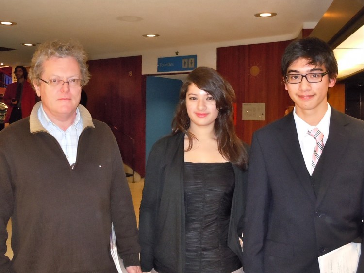 Patrick Mallard with his son and daughter enjoyed Shen Yun