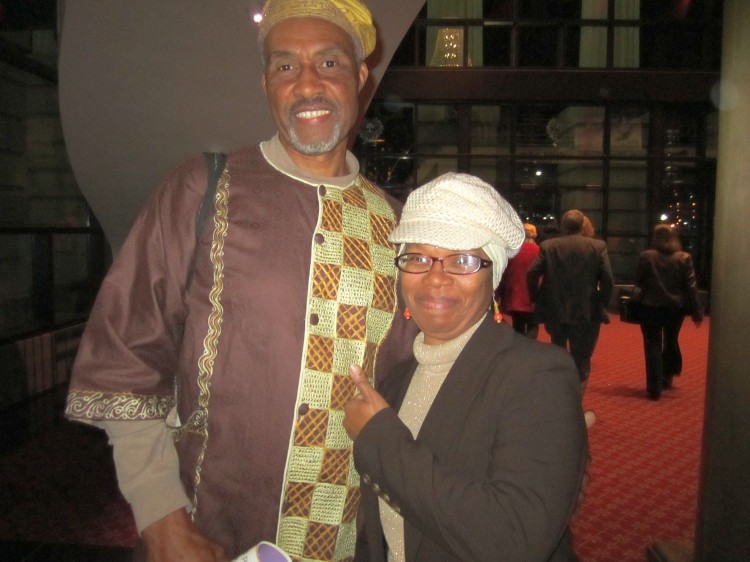 Obie (left) and Sharita, from Roxobo, NC., attend Shen Yun