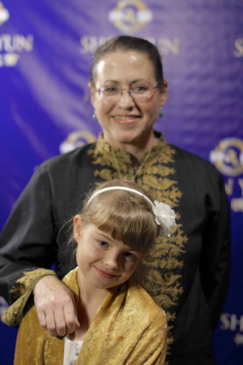 Ms. Butler attended Shen Yun performing Arts with her daughter, Dianna, on on Sunday evening at the Segerstrom Center