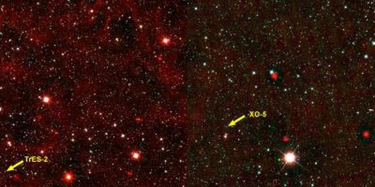 Astronomers from Jena University found a stardust belt around the stars TrES-2 in the Draco constellation and XO-5 in the Lynx constellation. (WISE Image Service)