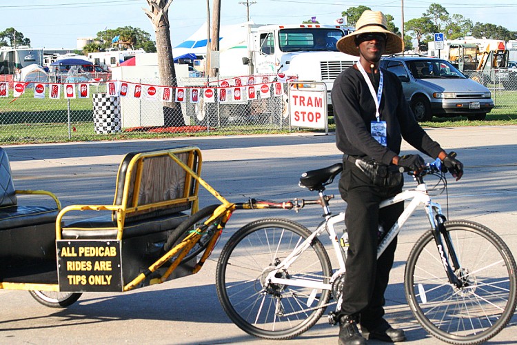 Why walk when you can ride? Mr. Melvin Clermont will gladly transport you in comfort and style.