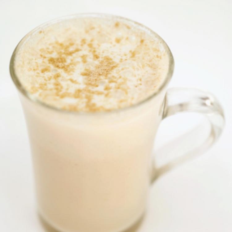 Egg nog is a seasonal holiday drink made of eggs, milk or cream, sugar, and, oftentimes, rum or wine. (Photos.com)