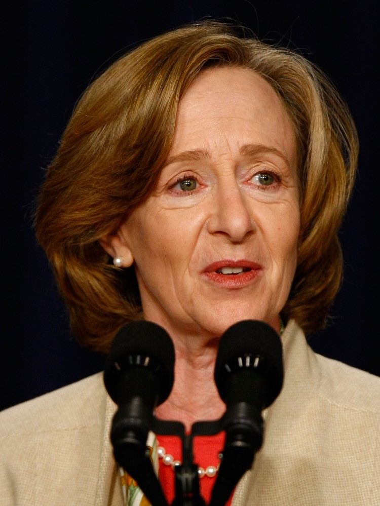 Susan Hockfield, President of MIT, speaks at an event with U.S. President Barack in the Eisenhower Executive Office Building March 23, 2009 in Washington, DC. Obama delivered remarks about investments in clean energy and new technology. (Win McNamee/Getty Images)