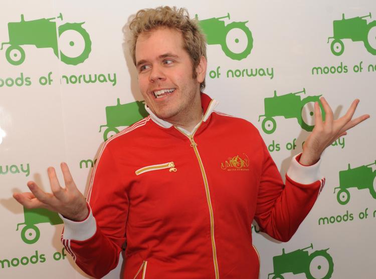 Celebrity blogger Perez Hilton arrives during the soft opening of the Moods of Norway flagship US store in Beverly Hills on May 15, 2009. (Mark Ralston/AFP/Getty Images)