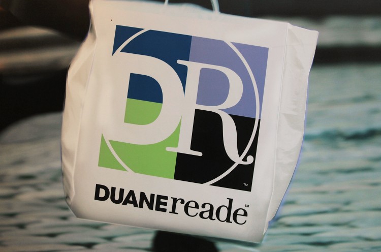 A logo for the Duane Reade drugstore chain is seen on a bag Feb. 17, in New York City. (Chris Hondros/Getty Images)