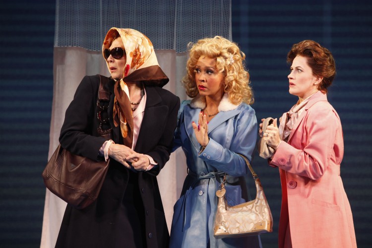 (L-R) Dee Hoty as Violet Newstead, Diana DeGarmo as Doralee Rhodes, and Mamie Parris as Judy Bernly in '9 to 5: The Muscial.'