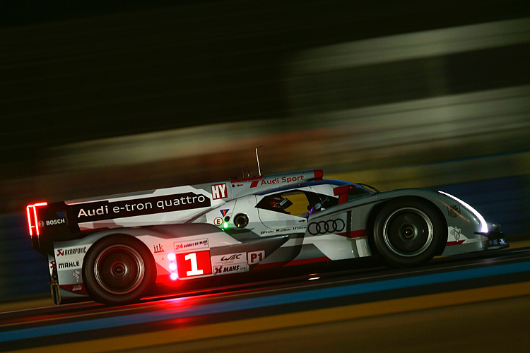Marcel Fässler turned in the fastest lap in qualifying for the 80th running of the Le Mans 24 Hours race. (Audi Motorsport)