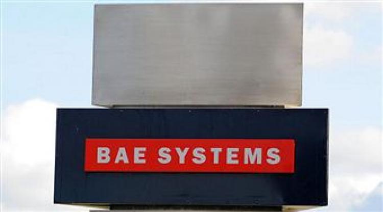 A BAE Systems plant in Warton near Preston, north-west England, in October 2009 when the Serious Fraud Office announced it would seek prosecution of the defence equipment firm over alleged corruption involving European and African nations. (ANDREW YATES/AFP/Getty Images)