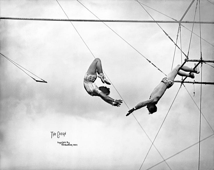 'The Catch', a Frank Glazier photo, is on of sixty on display in 'Heyday' at the UBS Arts Gallery in Manhattan. ()