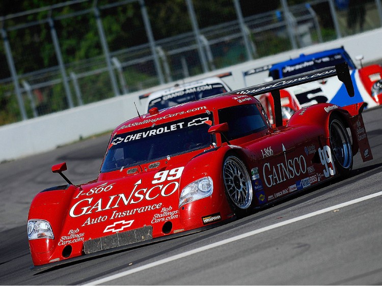 Jon Fogarty and Alex Gurney brought the Gainsco Riley Chevrolet home first in the Grand-Am Rolex Sports Car Series Montreal 200. (Jason Smith/Getty Images )