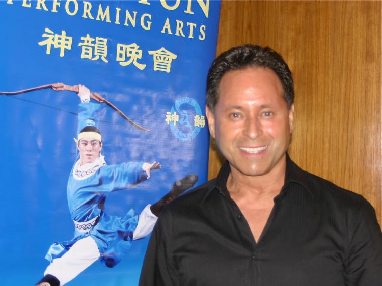 Lou Corona came to experience Shen Yun Performing Arts in Costa Mesa, California.  (Mandy Huang/The Epoch Times)