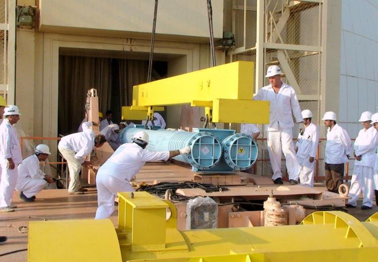 A handout image supplied by the IIPA (Iran International Photo Agency) shows Iran's Bushehr nuclear power plant on Aug. 21, 2010. The facility took 35 years to build and was the target of a cyberattack using the Stuxnet computer worm. (IIPA via Getty Images)