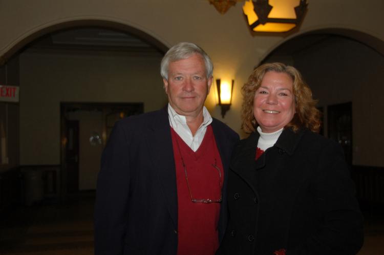 Mr. and Mrs. Jeffries at the DPA show in Rochester on Feb.21 (The Epoch Times)