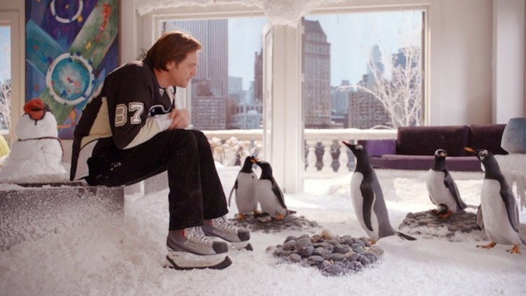 WINTER WONDERLAND: To make his penguins feel at home, Mr. Popper (Jim Carrey) turns his luxurious New York City apartment into a winter wonderland in the comedy 'Mr. Popper's Pinguins.' (Courtesy Twentieth Century Fox Film Corporation)