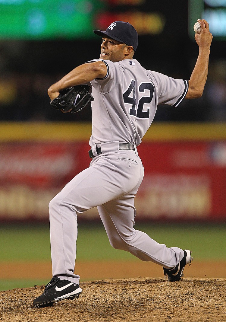 THE GREATEST: The most dominating reliever of all time is about to break one of the few remaining closer records as he looks for save number 602. (Otto Grueule, Jr./Getty Images)