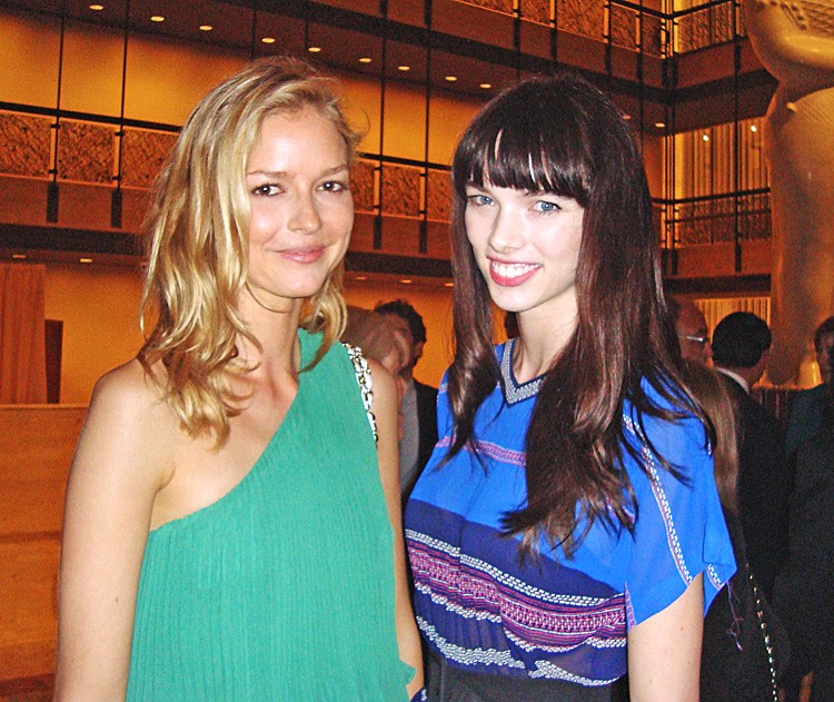 Supermodels Kathrin Werderitsch and Simone Kerr both found Shen Yun beautiful. (The Epoch Times)