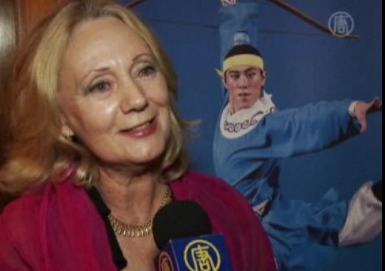 Gaynor Branton was rapt with the premier performance of the Shen Yun Performing Arts Company show at Melbourne's magnificent Regent Theatre on March, 1.  (Courtesy of NTD Television)