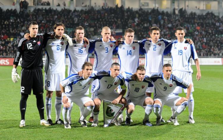 Slovakia's national soccer team plays their first World Cup match against New Zealand on June 15. (Samuel Kubani/AFP/Getty Images)