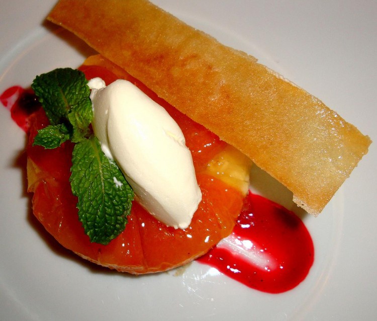 Tarte Aux Abricots is yet another gem on the dessert menu. (Courtesy of Madison Bistro)