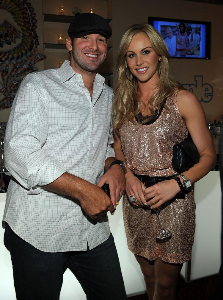 Tony Romo and Candice Crawford. (Larry Busacca/Getty Images for Time Inc)