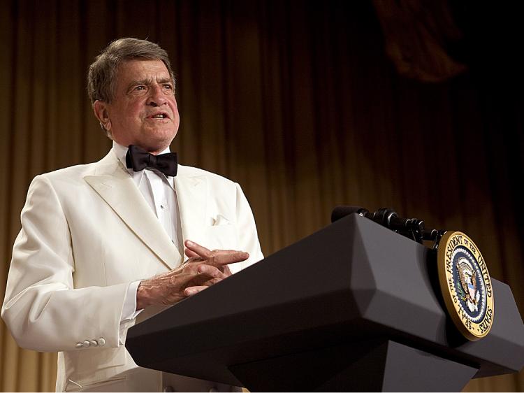 Former U.S. Rep. Charles Wilson speaks at the White House Correspondents' Association Dinner at the Washington Hilton on April 26, 2008. (Kristoffer Tripplaar/Getty Images)